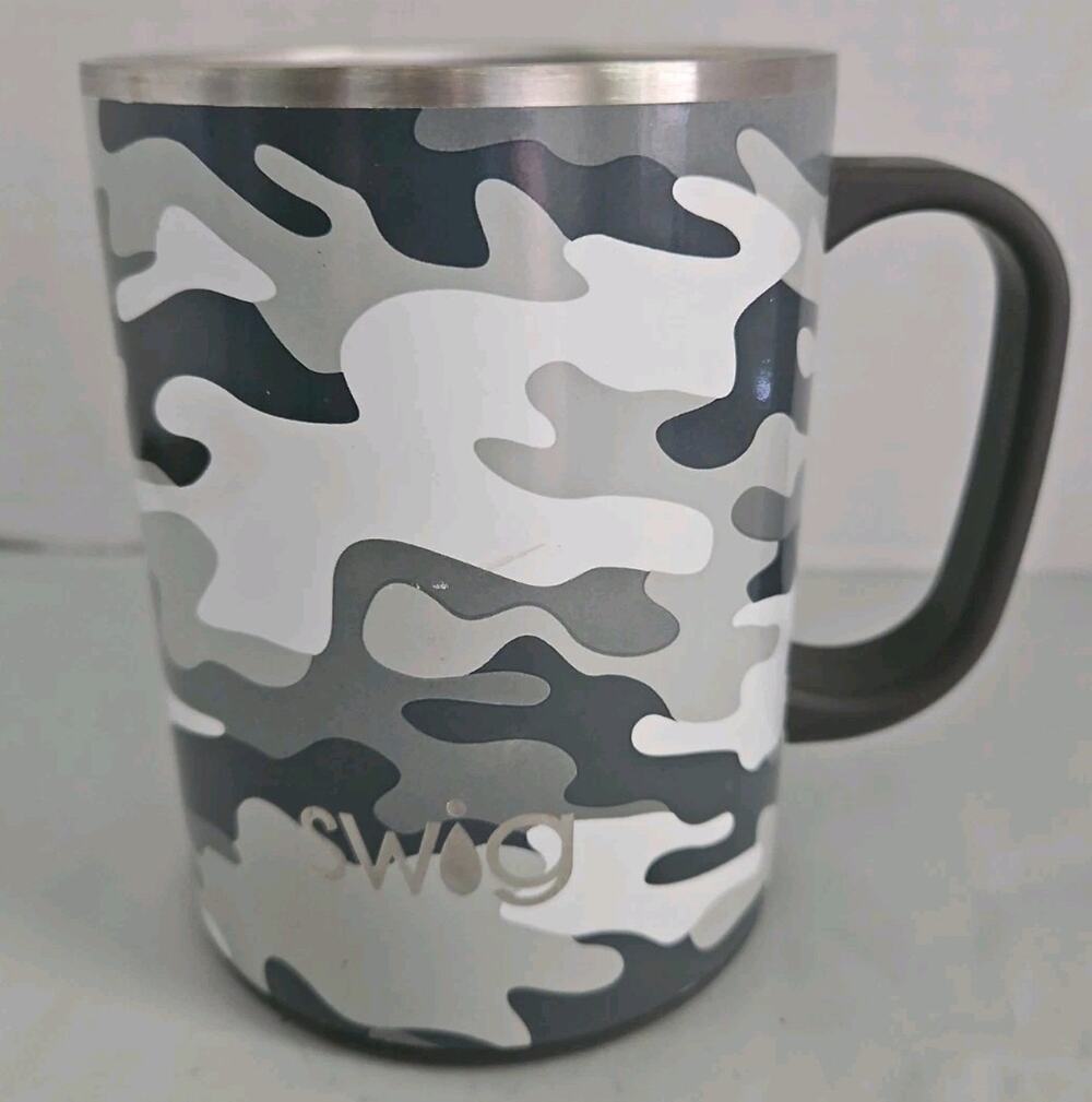 Swig Life 24 Ounce Insulated Stainless Steel Mug with Handle Without Lid